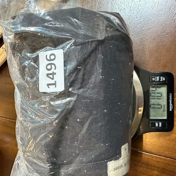 Cloth & Stone Cotton Rayon Blend Black Long Sleeve Roll Tab Shirt Size Medium - Picture 9 of 9